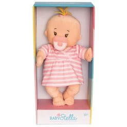Manhattan Toy Baby Stella Peach Doll With Blonde Hair -Kids Toys Store 152420 baby stella doll peach blonde 65