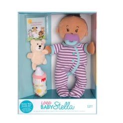 Manhattan Toy Wee Baby Stella Beige Sleepy Time Scents Set 11 Manhattan Toy Wee Baby Stella Beige Sleepy Time Scents Set -Kids Toys Store 154300 WBS Beige Sleepy Time Scents brown hair Box
