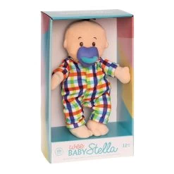 Manhattan Toy Wee Baby Fella Peach With Brown Hair -Kids Toys Store 155900 Wee baby fella doll boy 19