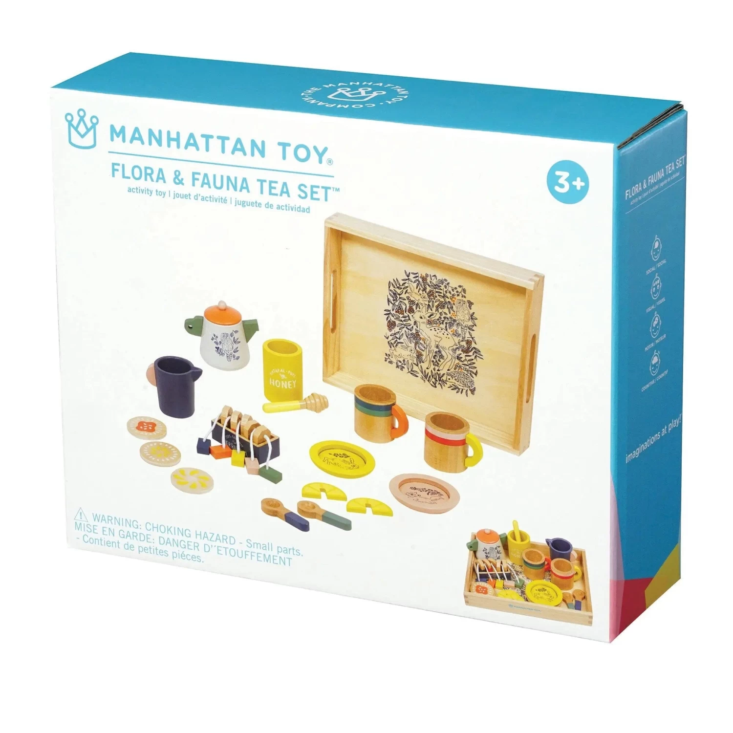 Manhattan Toy Flora & Fauna Tea Set 6 Manhattan Toy Flora & Fauna Tea Set - Image 4