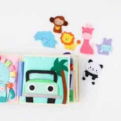 Little Safari Cognitive Skills Quiet Book -Kids Toys Store 206A5539