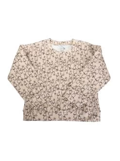 Bunny Crew Neck Long Sleeve Organic Cotton Shirt