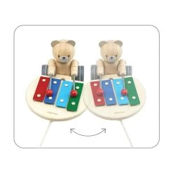 Plantoys Pull Along Musical Bear -Kids Toys Store 5271 Packshot 04