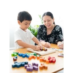 Plantoys 100 Counting Cubes - Unit Plus -Kids Toys Store 5468 Lifestyle 06