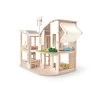 Plantoys Green Dollhouse With Furniture -Kids Toys Store 7156 Packshot 01