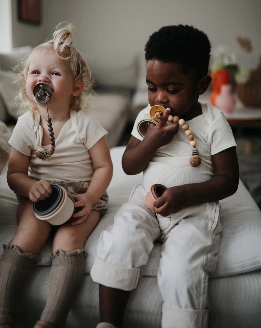 Mushie Stacking Cups Toy | Original 9 Mushie Stacking Cups Toy | Original - Image 7