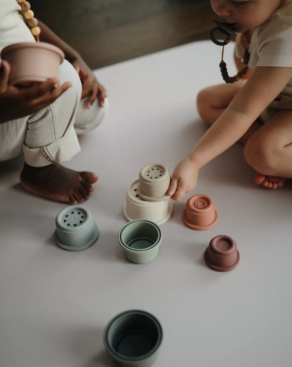 Mushie Stacking Cups Toy | Original 8 Mushie Stacking Cups Toy | Original - Image 6