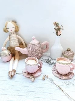 Floral Stuffed Toy Tea Set -Kids Toys Store 84B41A89 8D7A 4A59 AD70 69AA8C4A5F00