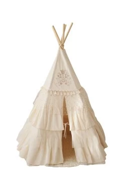 Boho Teepee Tent With Frills And Embroidery 19 Boho Teepee Tent With Frills And Embroidery -Kids Toys Store BOHO d6ab8f07 637c 4147 9d9b 5a1417c50d76