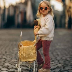 Carrie Convertible Changing Set | Honey -Kids Toys Store Carrier ConvertibleChanging Bag Mat Honey Lifestyle 5