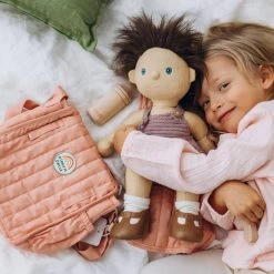 Carrie Convertible Changing Set | Rose 21 Carrie Convertible Changing Set | Rose -Kids Toys Store Carrier ConvertibleChanging Bag Mat Rose Lifestyle 4