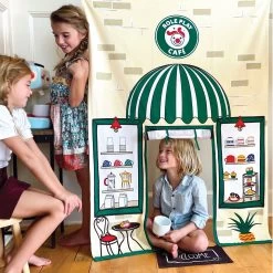 CaféDoorway Storefront With Coffee Making Machine -Kids Toys Store Doorway Cafe play space 2