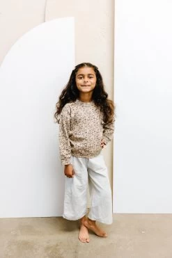 Bunny Crew Neck Long Sleeve Organic Cotton Shirt -Kids Toys Store EQ9A2906