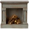 Maileg Fireplace - Vintage Blue 2 Maileg Fireplace - Vintage Blue -Kids Toys Store Fireplace VintageBlue 2f3a7135 acdc 4134 a4c0 953f5b3dc353