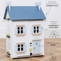 Sky Wooden Dolls House -Kids Toys Store H127 sky dolls house play features