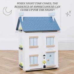 Sky Wooden Dolls House -Kids Toys Store H127 sky dolls house with shutters shut