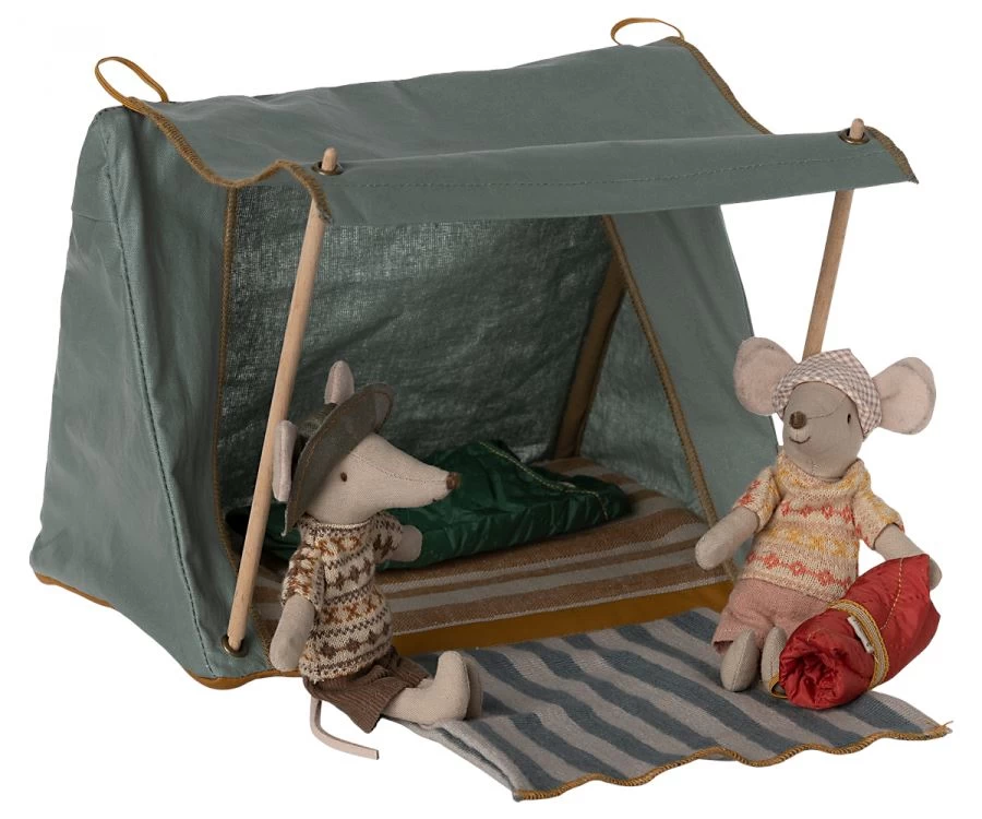 Maileg Happy Camper Tent, Mouse 4 Maileg Happy Camper Tent, Mouse - Image 2