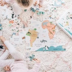 World Map Floor Puzzle -Kids Toys Store IMG 6583