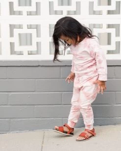 Organic Crew Neck Sweatshirt | Pink Sand -Kids Toys Store JACKIEWONDERS BOMAMAAW20 01