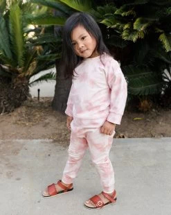 Organic Crew Neck Sweatshirt | Pink Sand -Kids Toys Store JACKIEWONDERS BOMAMAAW20 05