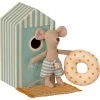 Maileg Beach Mice Little Brother In Cabin De Plage 1 Maileg Beach Mice Little Brother In Cabin De Plage -Kids Toys Store Maileg Beach Mice Little Brother in Cabin de Plage