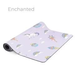 Printed Kids Yoga Mats -Kids Toys Store Mindful Co YogaMat Flat Enchanted SquareLabelled2 webres