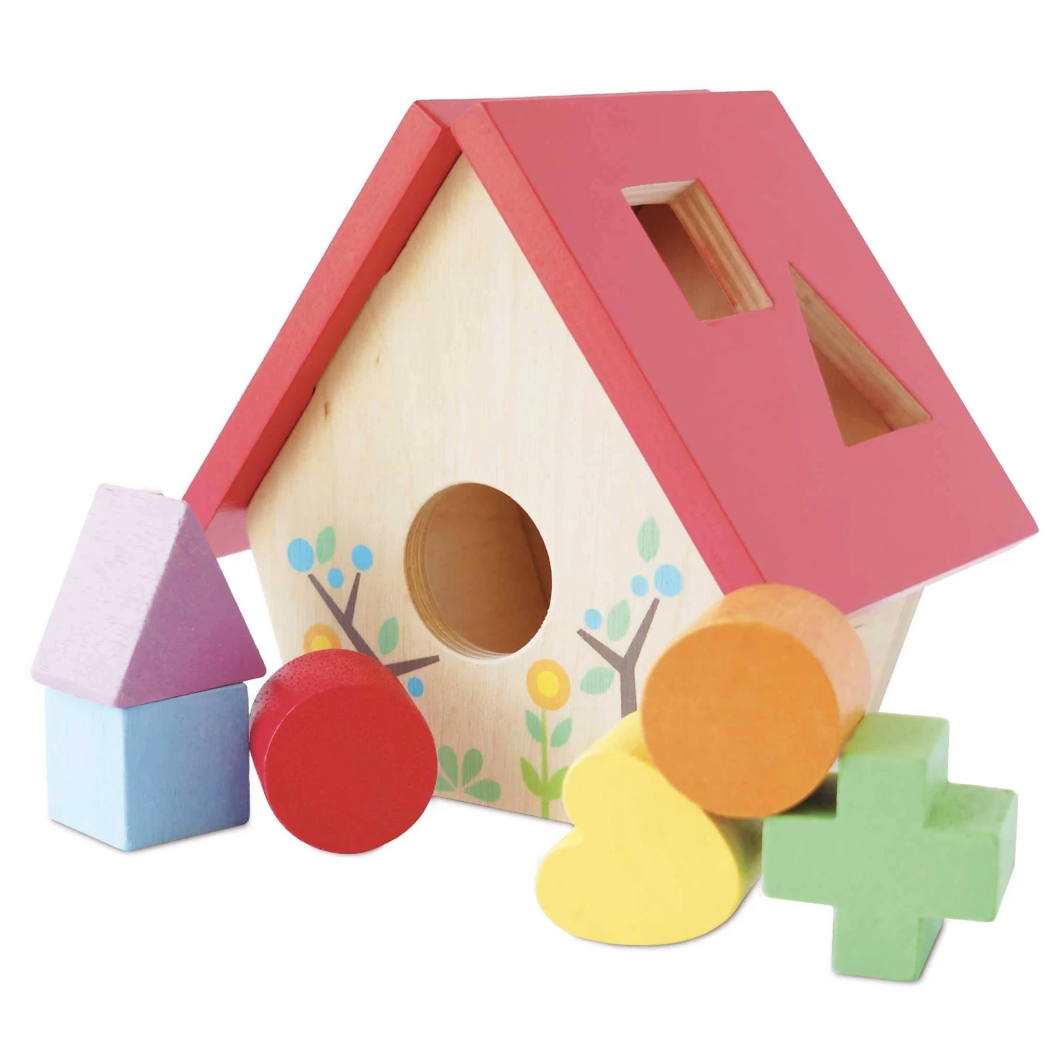 Woodland Bird House Shape Sorter 3 Woodland Bird House Shape Sorter