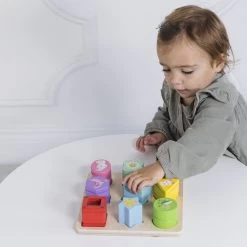Rainbow Sensory Shape Sorter -Kids Toys Store PL089 shapes puzzle sensory cognitive play