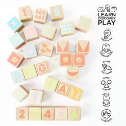 ABC Learning Blocks -Kids Toys Store PL101 ABC Blocks Amazon Listing 2023 03