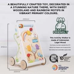 Woodland Activity Baby Walker -Kids Toys Store PL112 multi activity walker specifications