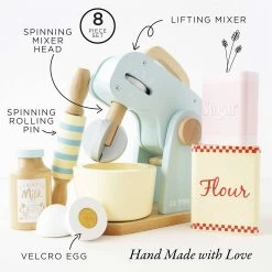 Bakers Mixer Set And Accessories -Kids Toys Store TV285 table mixer set with accessories for pretending to bake