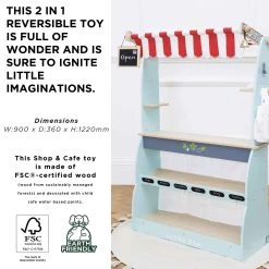 Shop & Cafe Market Stand -Kids Toys Store TV317 shop and cafe specifications