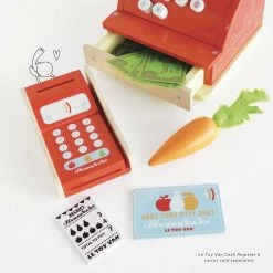 Wooden Shop Card Machine -Kids Toys Store TV320 card machine reciept and payment card included