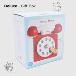 Vintage Wooden Phone -Kids Toys Store TV323 vintage phone packaging