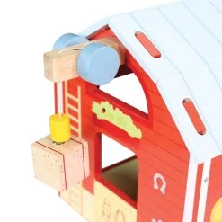 Farmyard Animal Barn -Kids Toys Store TV417 red barn farm magnetic bale crane