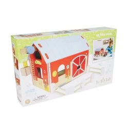 Farmyard Animal Barn -Kids Toys Store TV417 red barn packaging