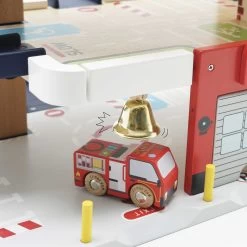 Fire & Rescue Wooden Garage 16 Fire & Rescue Wooden Garage -Kids Toys Store TV453 fire and rescue garage emergancy bell