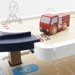 Fire & Rescue Wooden Garage 15 Fire & Rescue Wooden Garage -Kids Toys Store TV453 fire and rescue garage fire engine and ramps