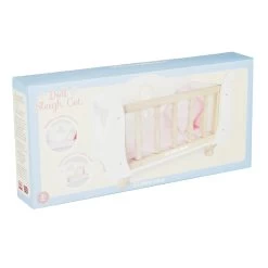 Dolls Wooden Cot -Kids Toys Store TV600 sleigh baby cot packaging