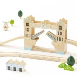 London Train Set -Kids Toys Store TV701 city train set moving drawbridge 2