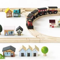 London Train Set -Kids Toys Store TV701 city train travelling through town 2