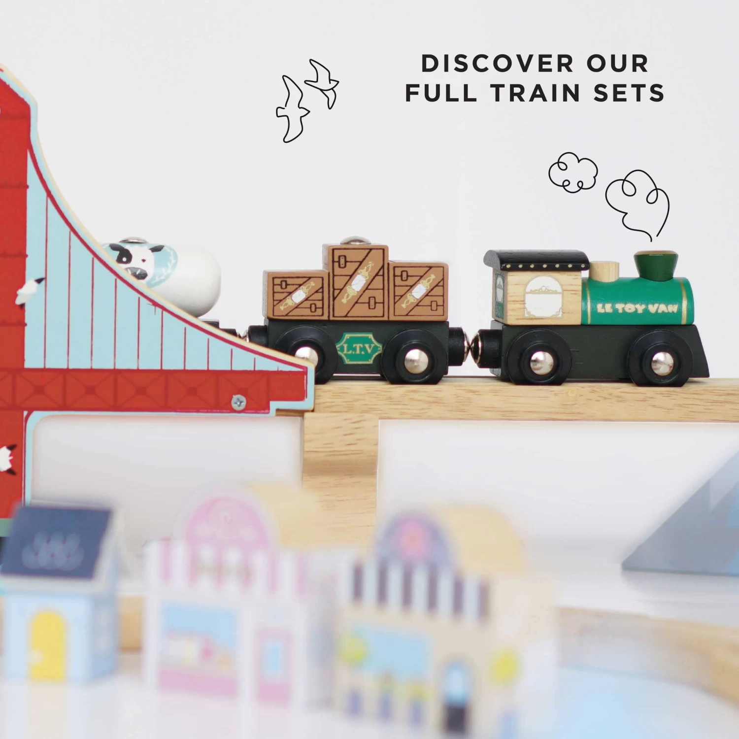 Great Green Train & Goods Wagons 4 Great Green Train & Goods Wagons - Image 2