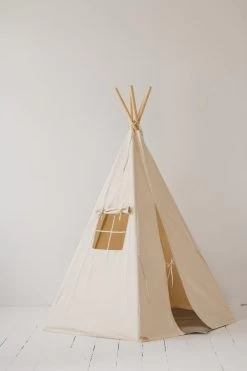 Beige Teepee Tent -Kids Toys Store beige teepee tent 131077