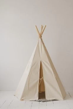 Beige Teepee Tent -Kids Toys Store beige teepee tent 777368
