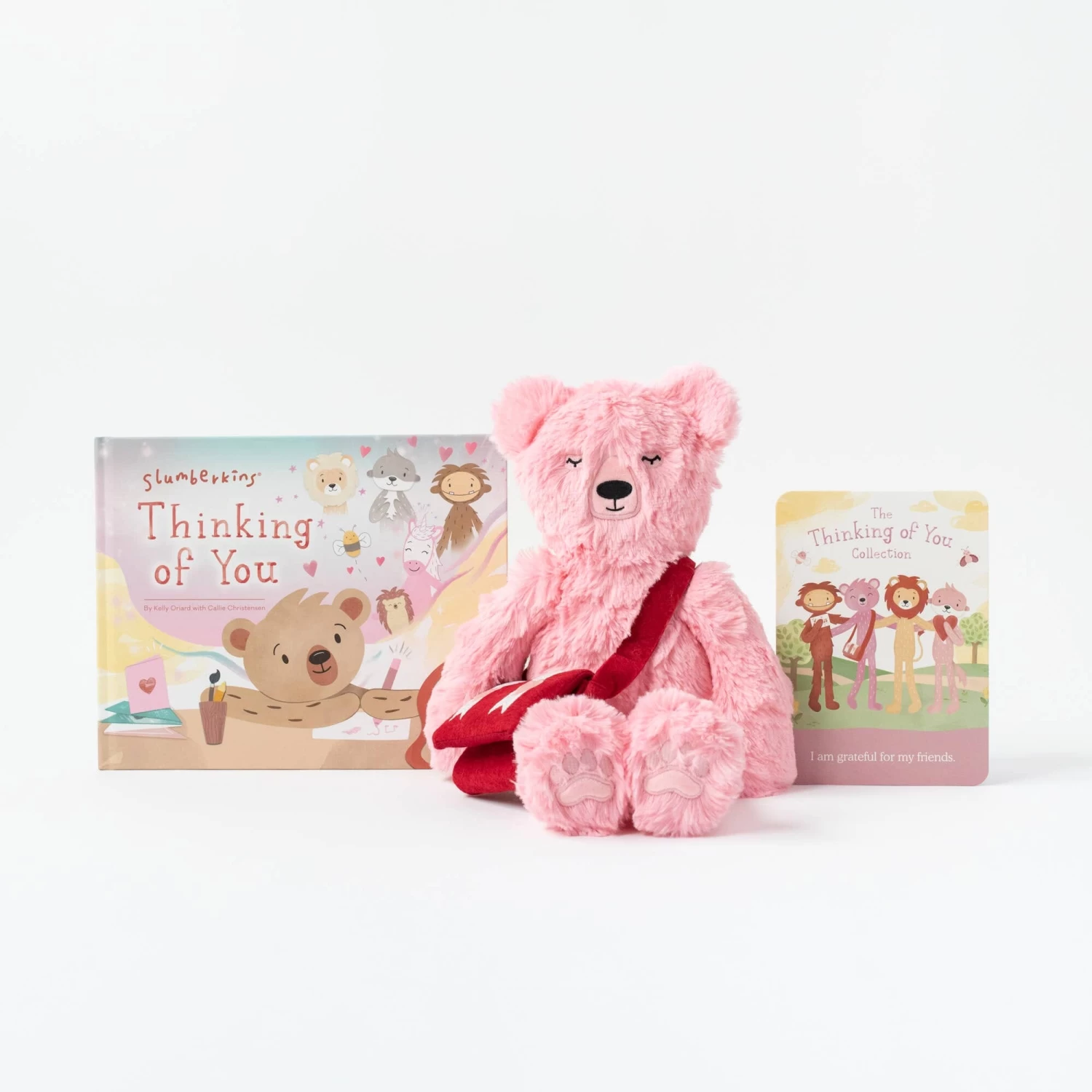 Peony Honey Bear Kin W/Mail Bag & Thinking Of You Hardcover 4 Peony Honey Bear Kin W/Mail Bag & Thinking Of You Hardcover - Image 2