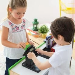 Cashier Austin Play Market Stand - Green / Wood 17 Cashier Austin Play Market Stand - Green / Wood -Kids Toys Store ctbvibipr0km9ejous2e