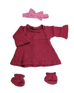 Dollie Headband, Dress, & Booties Bundle | Winterberry 8 Dollie Headband, Dress, & Booties Bundle | Winterberry -Kids Toys Store dolliebonnet dress bootiesbundle winterberry 3 2