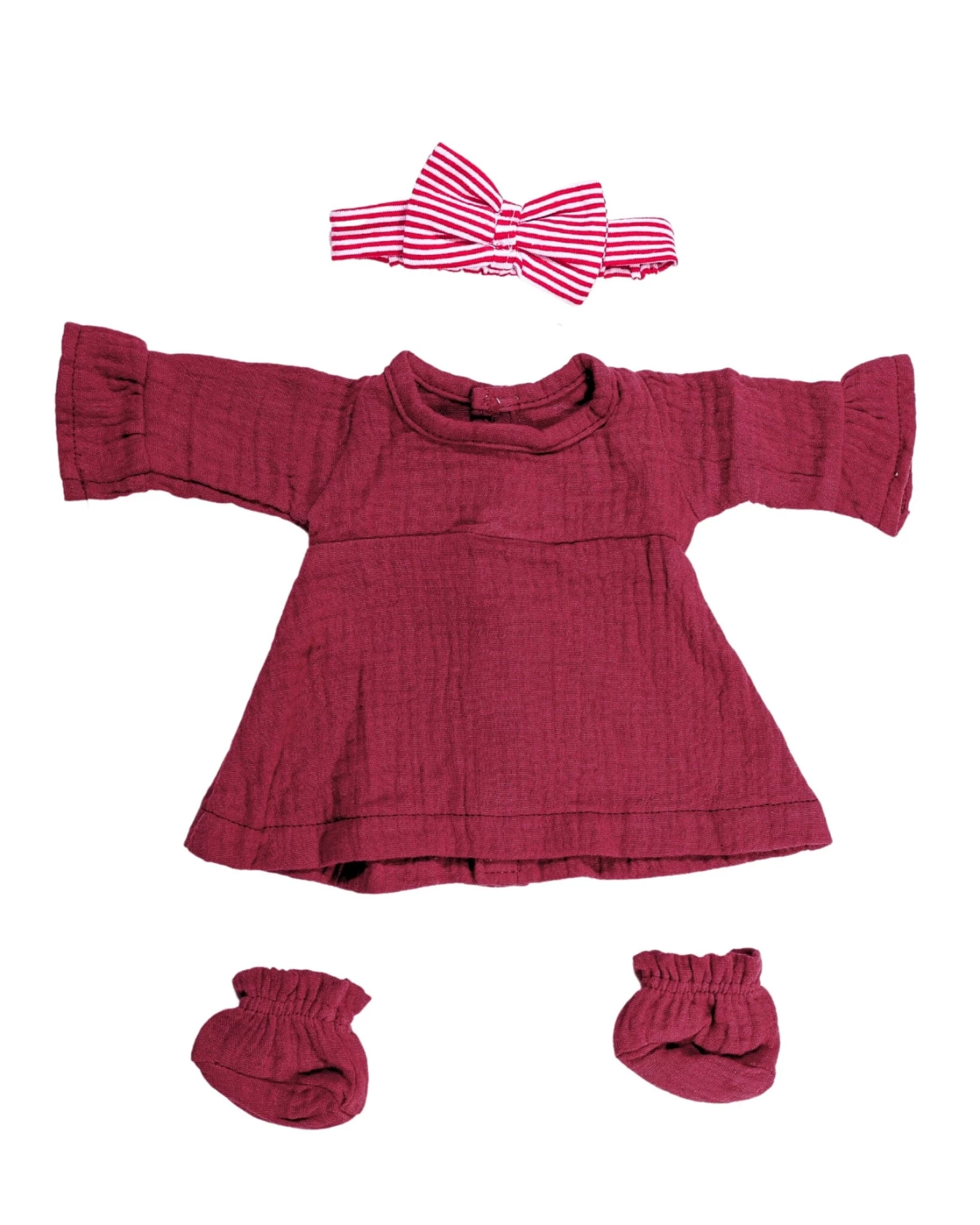 Dollie Headband, Dress, & Booties Bundle | Winterberry 3 Dollie Headband, Dress, & Booties Bundle | Winterberry
