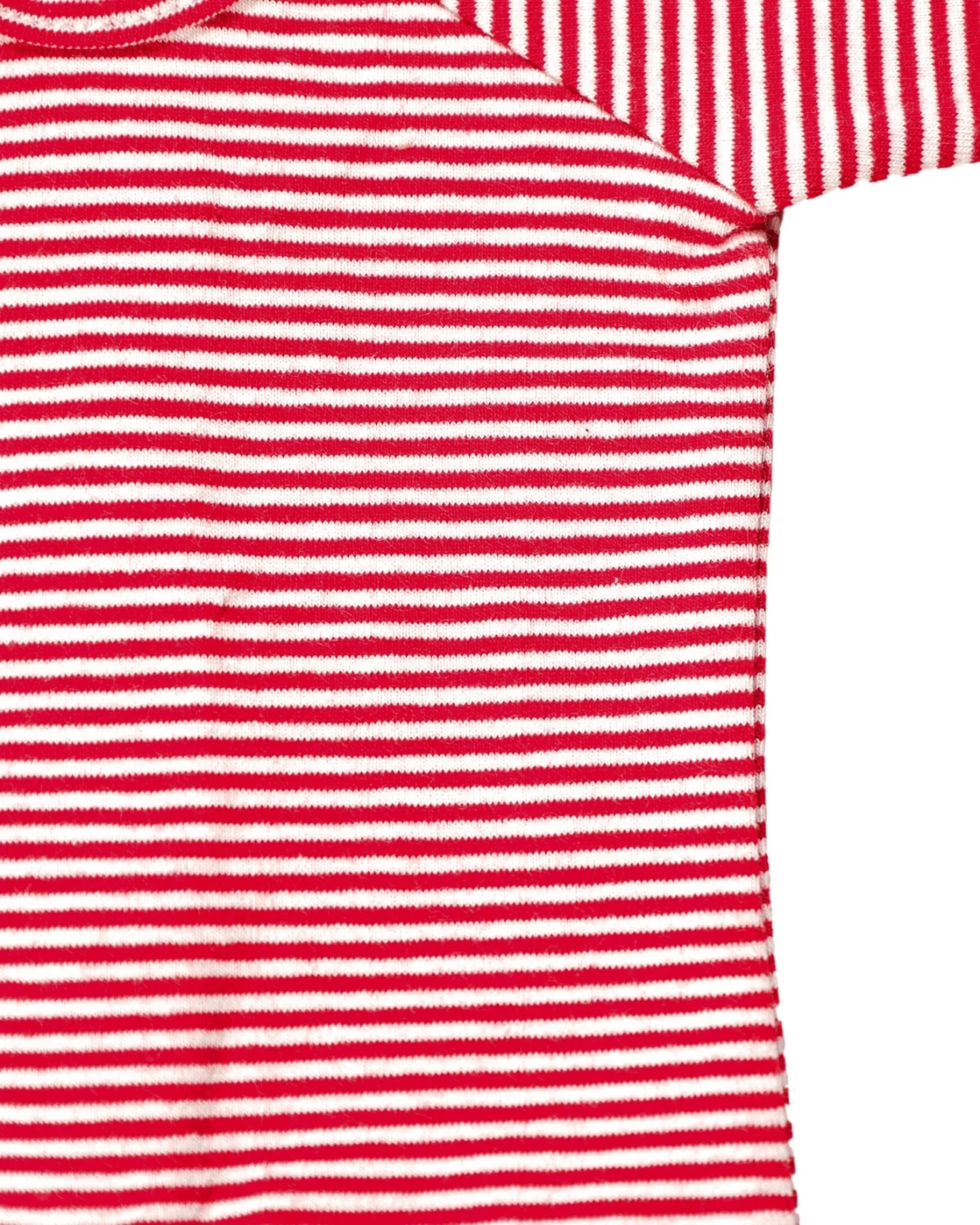 Dollie Footed Jumpsuit & Pom Pom Beanie Bundle | Winterberry Striped 5 Dollie Footed Jumpsuit & Pom Pom Beanie Bundle | Winterberry Striped - Image 3