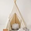 Grey Pompoms Teepee With Pompoms And Round Mat Set 2 Grey Pompoms Teepee With Pompoms And Round Mat Set -Kids Toys Store grey pompoms teepee with pompoms and mat set 321309
